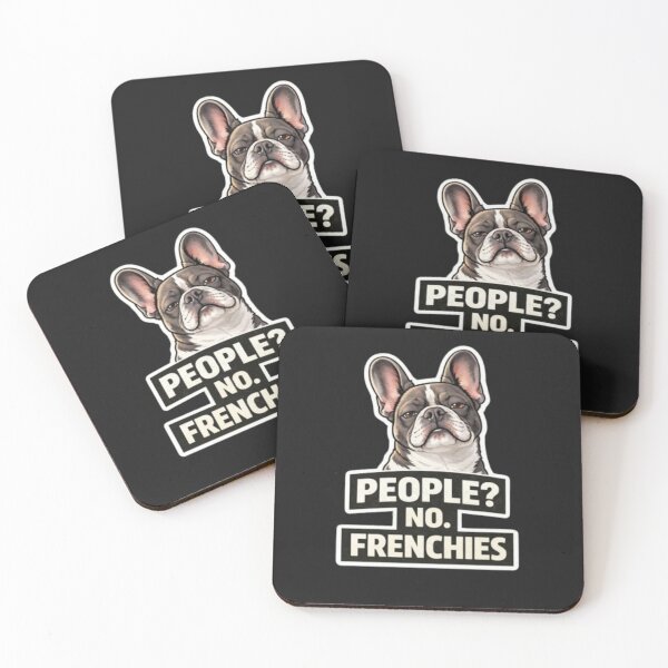 Item preview, French Bulldog Owners Club – People? No. Frenchies Funny Dog Design designed and sold by Frenchie Fever.