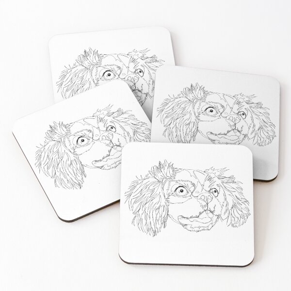 Item preview, K for Komondor part of A to Z Alphabet Line Art Series designed and sold by Mauras-Designs.