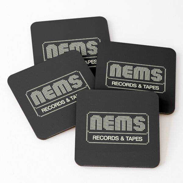 Item preview, NEMS Records and Tapes, Liverpool  - white print designed and sold by retropetrol.