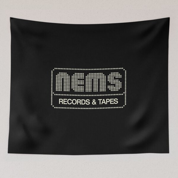Item preview, NEMS Records and Tapes, Liverpool  - white print designed and sold by retropetrol.