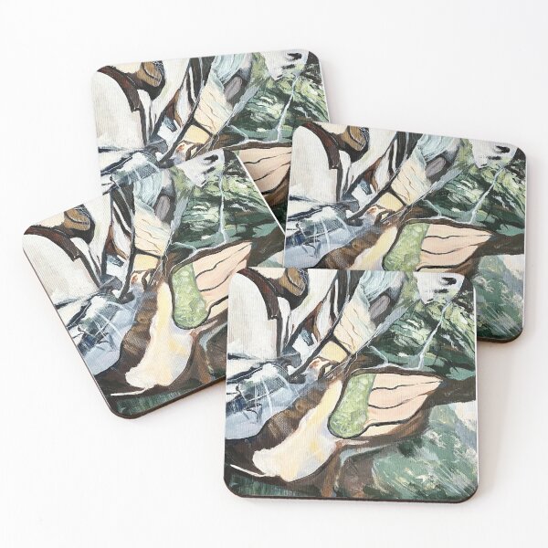 Item preview, Spring abstract reflections, greenery  designed and sold by Myartspace.