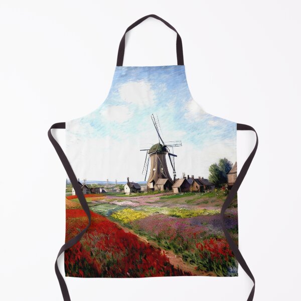 Item preview, Fields of Tulips with the Rijnsburg Windmill designed and sold by artdesignsnow.