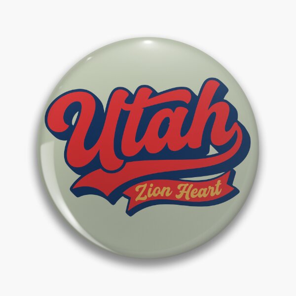 Item preview, Utah Zion Heart Retro Americana Varsity Style designed and sold by Cozy-Old-Pub.