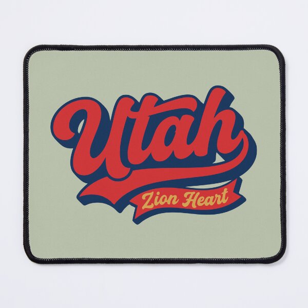 Item preview, Utah Zion Heart Retro Americana Varsity Style designed and sold by Cozy-Old-Pub.