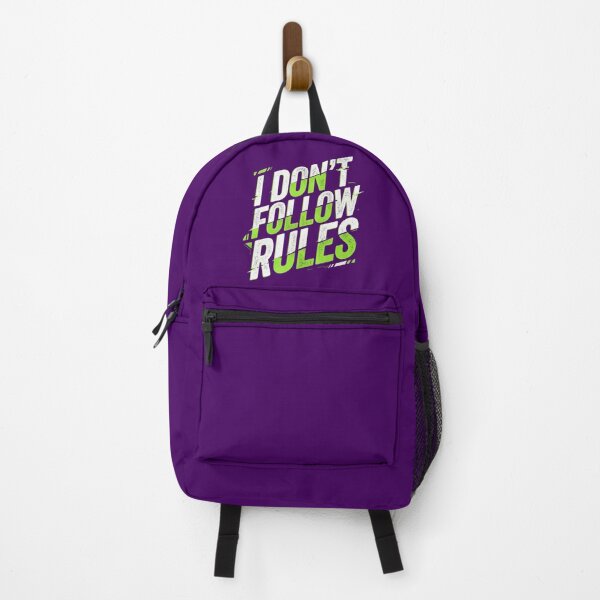 Item preview, I Don't Follow Rules - Glitch Style Rebellious Quote designed and sold by Akbar004.
