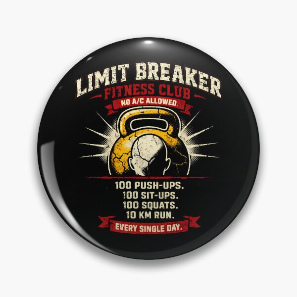 Item preview, Limit Breaker 100 Reps Daily Routine Gym Logo designed and sold by agearb.
