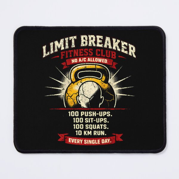 Item preview, Limit Breaker 100 Reps Daily Routine Gym Logo designed and sold by agearb.