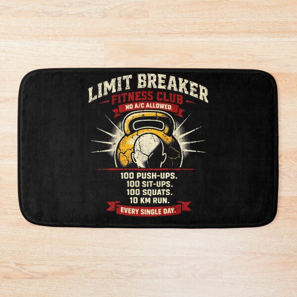 Item preview, Limit Breaker 100 Reps Daily Routine Gym Logo designed and sold by agearb.