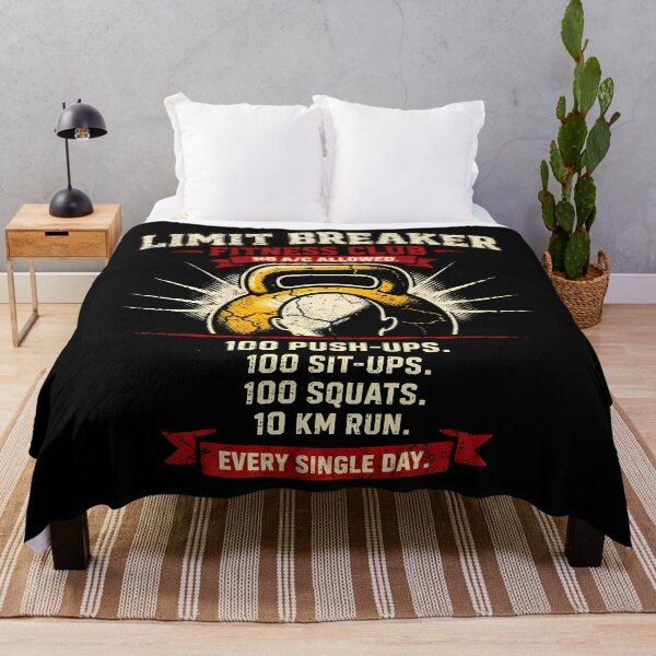 Item preview, Limit Breaker 100 Reps Daily Routine Gym Logo designed and sold by agearb.