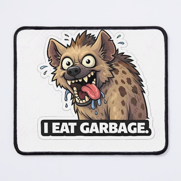Item preview, I eat garbage designed and sold by humansense.