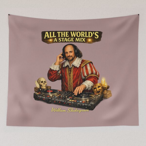 Item preview, DJ Shakespeare - To Beat or to Be designed and sold by  ZenRave Designs.