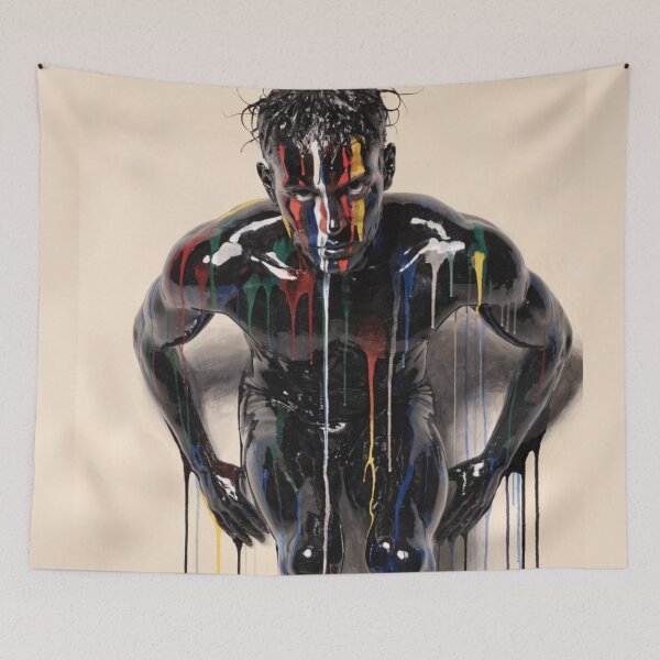Item preview, Modern Paint Drip Male designed and sold by gayishdesign.