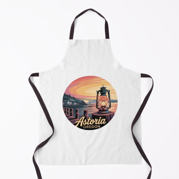 Item preview, Astoria Oregon: Lantern Dock Sunset Badge designed and sold by CircinusStore.