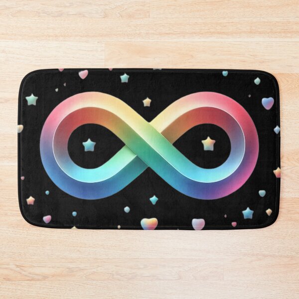 Item preview, Pastel Neurodiversity Infinity Symbol designed and sold by AI-Only Creations.