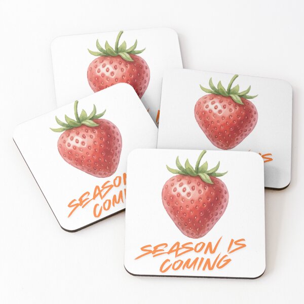 Item preview, Strawberries — Season Is Coming | Minimal Strawberry Design designed and sold by KRBN-Studio.