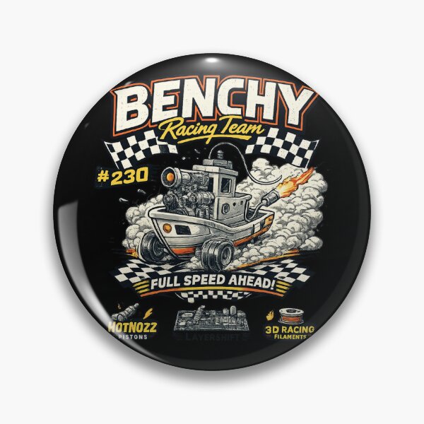 Item preview, Benchy Racing Team designed and sold by ChimericalPye.