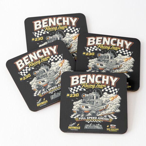 Item preview, Benchy Racing Team designed and sold by ChimericalPye.