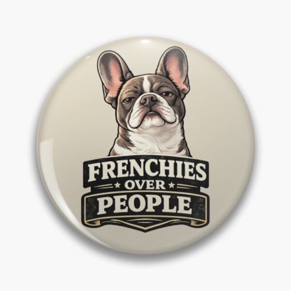 Item preview, French Bulldog Owners Club – Frenchies Over People Funny Dog Design designed and sold by Frenchie Fever.