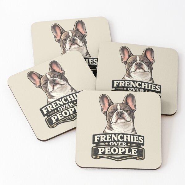 Item preview, French Bulldog Owners Club – Frenchies Over People Funny Dog Design designed and sold by Frenchie Fever.