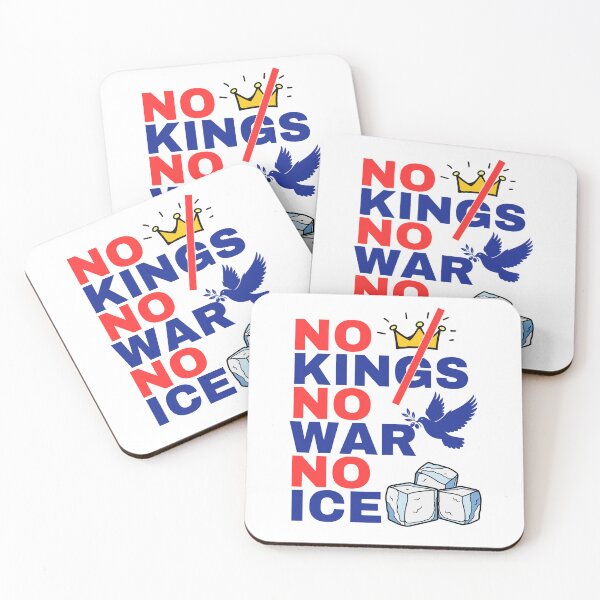 Item preview, No Kings No War No Ice designed and sold by Dondonmart.