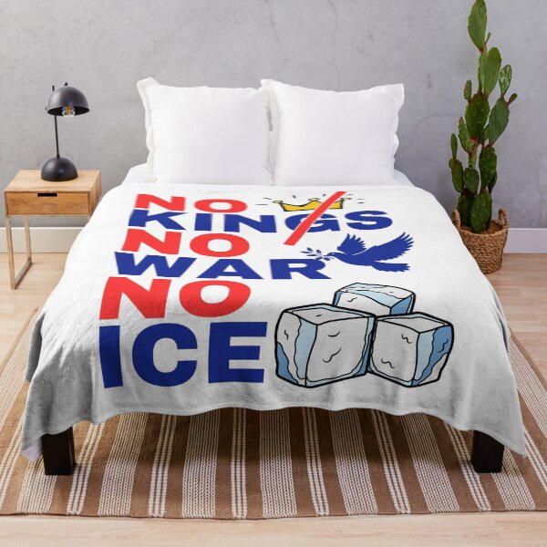 Item preview, No Kings No War No Ice designed and sold by Dondonmart.