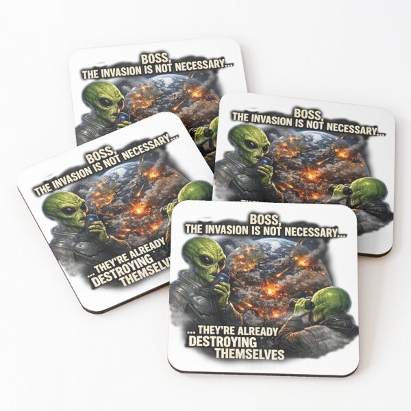 Item preview, The Invasion Is Not Necessary designed and sold by FrogsShop.
