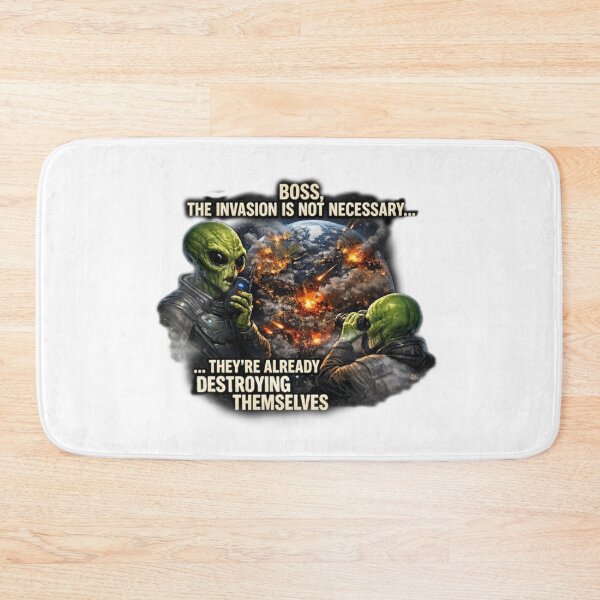 Item preview, The Invasion Is Not Necessary designed and sold by FrogsShop.