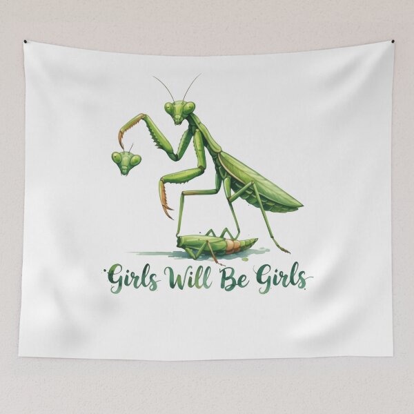 Item preview, Girls Will Be Girls Spooky Cute Feminist Witch designed and sold by SkeletonsDanger.