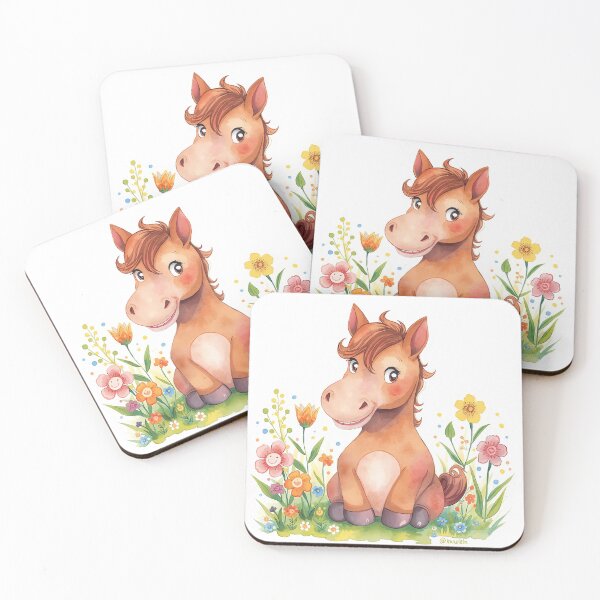 Item preview, Pony in Flowers designed and sold by Ann-Marle.