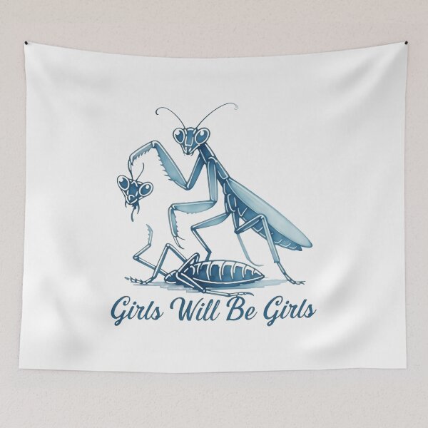 Item preview, Girls Will Be Girls Girl Power Witchy Aesthetic Statement designed and sold by SkeletonsDanger.