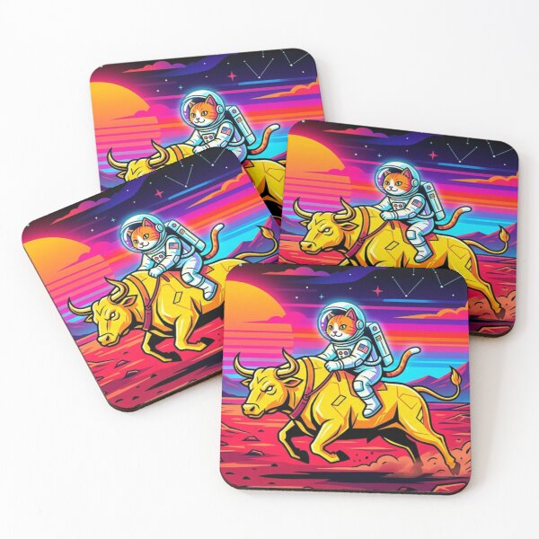 Item preview, Retro Cosmic Ride – Vibrant Sci-Fi Artwork designed and sold by Dogandesighn.