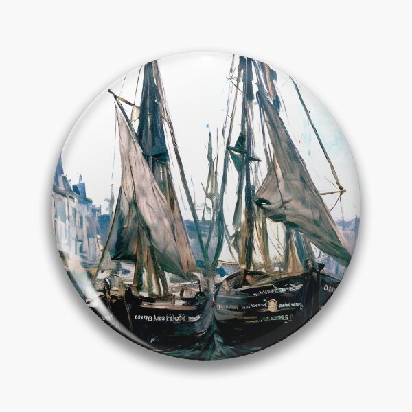 Item preview, Fishing Boats at Honfleur designed and sold by artdesignsnow.