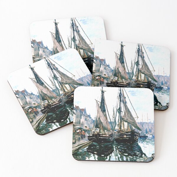 Item preview, Fishing Boats at Honfleur designed and sold by artdesignsnow.