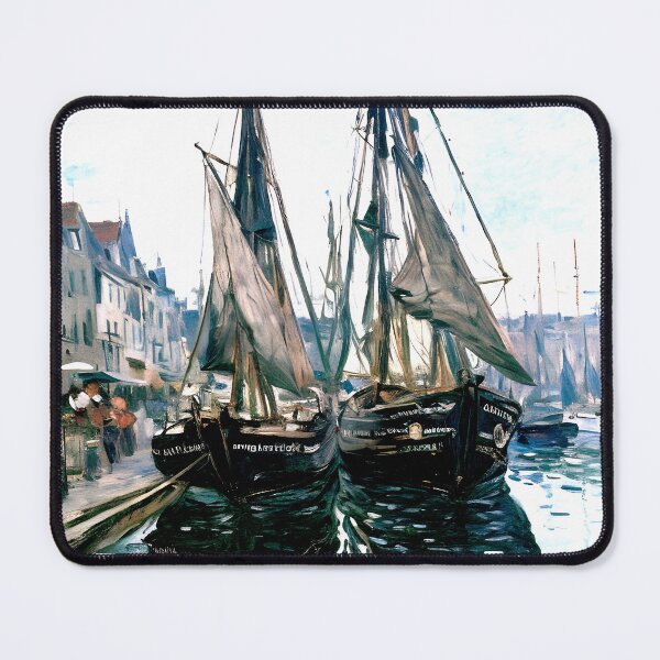 Item preview, Fishing Boats at Honfleur designed and sold by artdesignsnow.