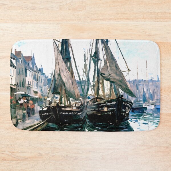 Item preview, Fishing Boats at Honfleur designed and sold by artdesignsnow.