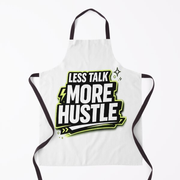 Item preview, Less Talk More Hustle Motivational Design designed and sold by DAXIFY.