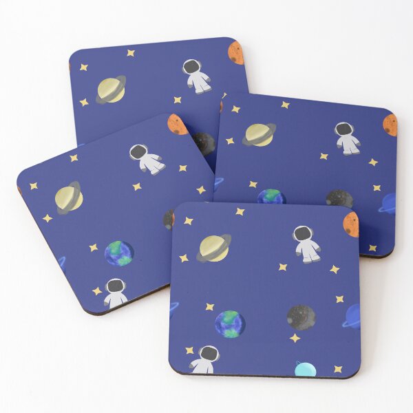 Item preview, Astronaut Outer space pattern designed and sold by momosartstudio.