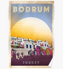 Vintage travel poster "Bodrum - Turkey" ⛔ HQ quality Poster