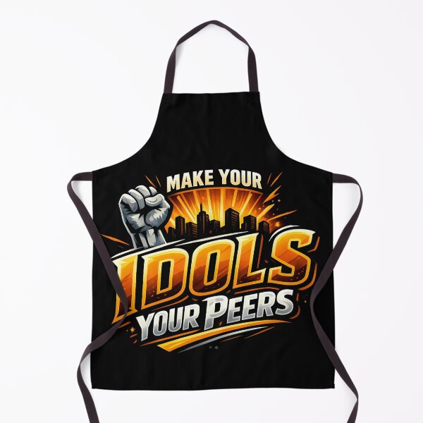 Item preview, Make Your Idols Your Peers Motivational Success Design designed and sold by TeeTimeTreasure.