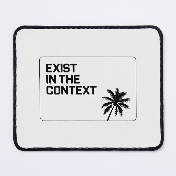 Item preview, Exist In The Context Palm Tree Silhouette Existential Quote designed and sold by SplashTastic.