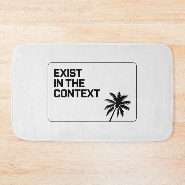 Item preview, Exist In The Context Palm Tree Silhouette Existential Quote designed and sold by SplashTastic.