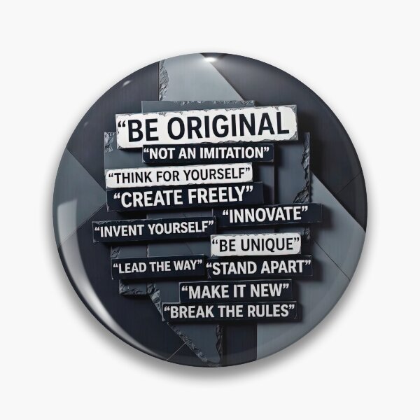 Item preview, Be Original Not An Imitation Motivational Quote designed and sold by CristalineDart.