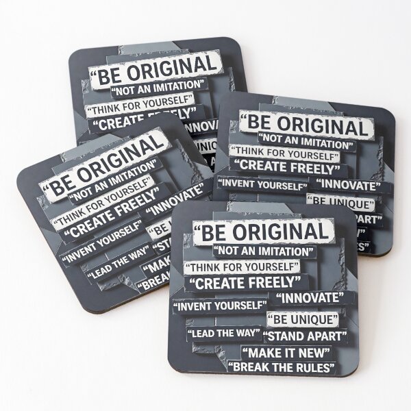 Item preview, Be Original Not An Imitation Motivational Quote designed and sold by CristalineDart.