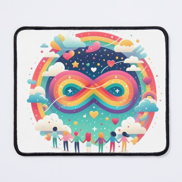 Item preview, Colorful Neurodiversity Infinity designed and sold by AI-Only Creations.
