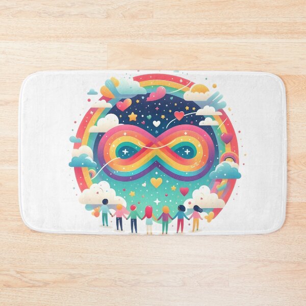 Item preview, Colorful Neurodiversity Infinity designed and sold by AI-Only Creations.