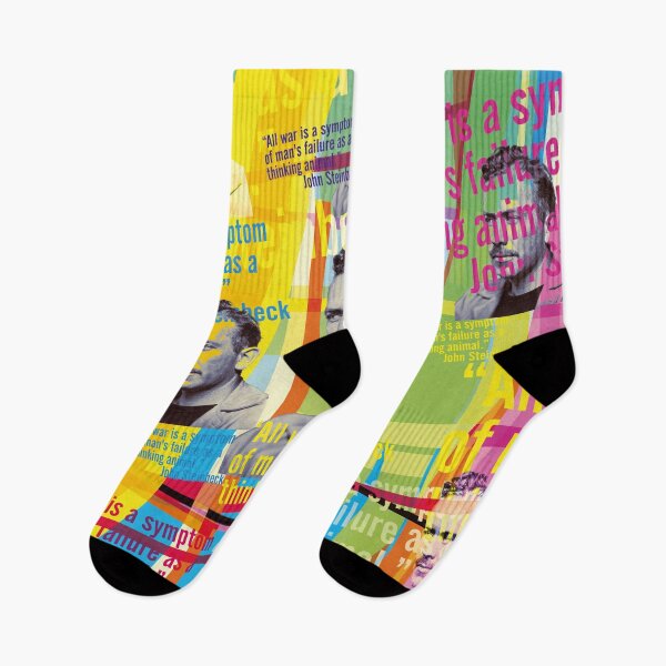 Item preview, John Steinbeck quote: All War Is A Symptom. Pop Art Design designed and sold by Mauswohn.