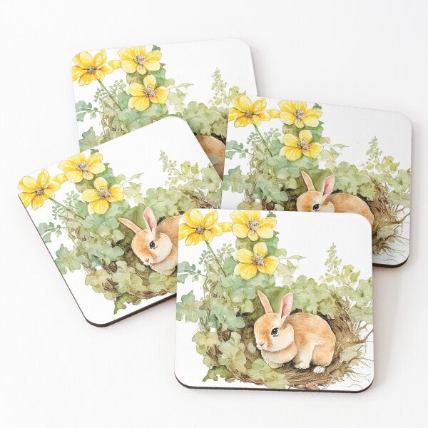 Item preview, Cheerful Easter bunny with colorful eggs, cute Easter bunny in spring garden, charming bunny with festive decorations, Easter bunny with flowers and eggs, joyful bunny with spring elements designed and sold by TetianaYasinska.