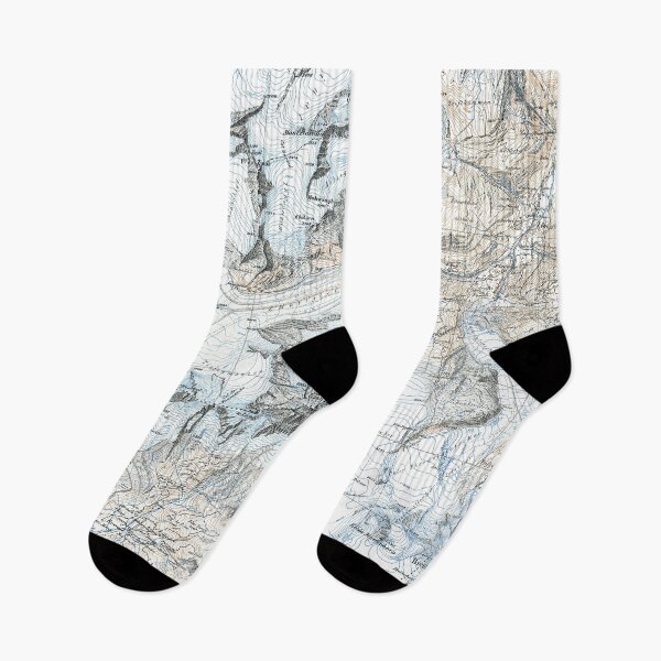 Item preview, Matterhorn on old topographic map designed and sold by Karol Majewski.
