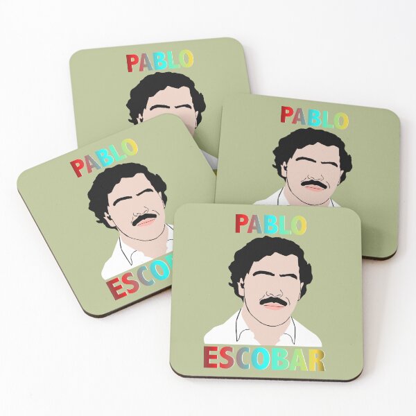 Item preview, Pablo Escobar illustration designed and sold by ZooStateofMind.
