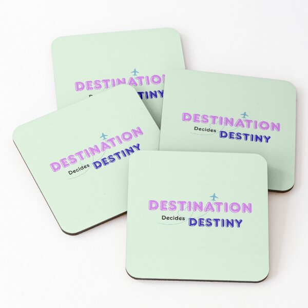 Item preview, Destination Destiny  Motivational Travel Typography designed and sold by digitalvibe4u.